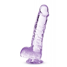 Realističan silikonski dildo u ljubičastoj boji  331801-1